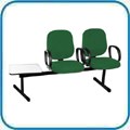 Cadeiras Longarinas com Mesa para sala de espera
