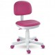 Cadeira Secretria Giratria Kid's Courvin Pink e base branca