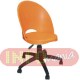 Cadeira Gogo giratria laranja