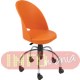 Cadeira gogo giratria cromada celta laranja