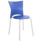 Cadeiras bistr Rhodes polipropileno azul