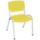 Cadeiras em polipropileno empilhveis Sigma amarela