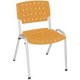 Cadeiras em polipropileno empilhveis Sigma laranja
