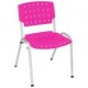 Cadeiras em polipropileno empilhveis Sigma pink